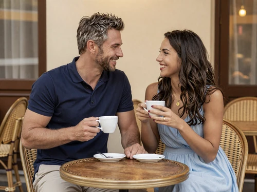 David and Amélie, an American-French couple who met on Thebridesblog